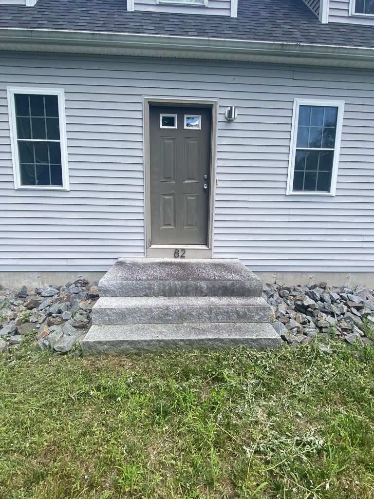Before Pressure Washing Raynham, MA