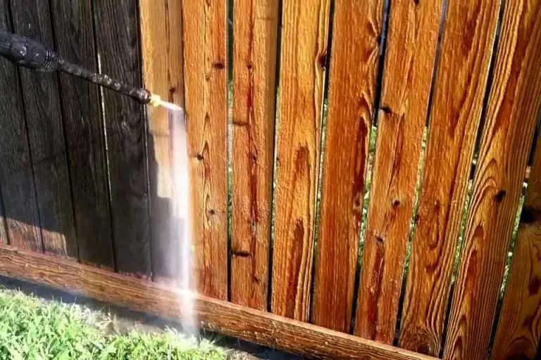 comm3 - Packard Power Washing Fence cleaning