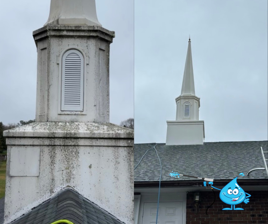 Pressure Washing Job in Hanover, MA